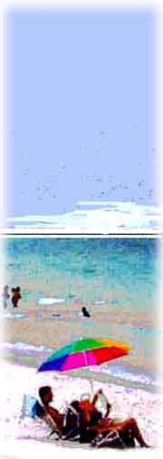 Watching the Gulf at Destin Beach