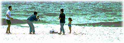 People Playing on the Pensacola Beach