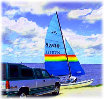 Preparing to Sail near Titusville